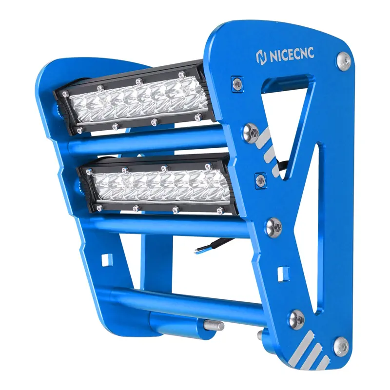 Atv Front Bumper With Led Dual Lights Bar Kit For Yamaha Yfz450r 2009-2024 1