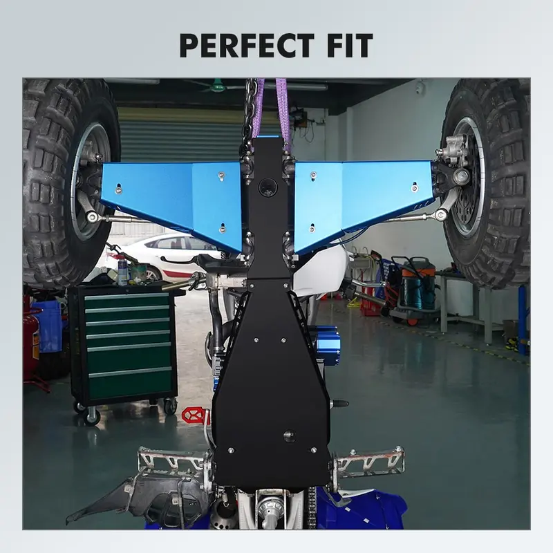 Atv Full Chassis Glide Swing Arm Skid Plate Guard For Yamaha Yfz450r 09-24 2