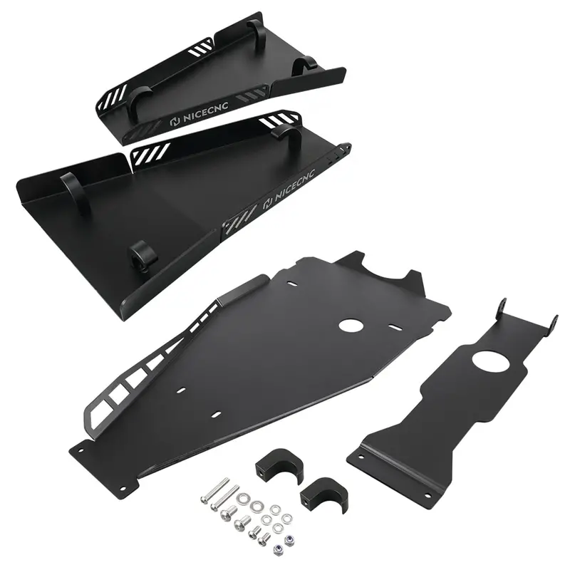 Atv Full Chassis Glide Swing Arm Skid Plate Guard For Yamaha Yfz450r 09-24 2