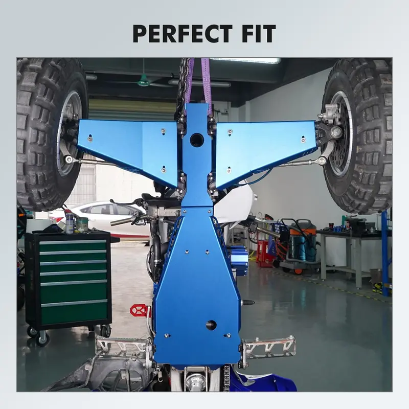 Atv Full Chassis Glide Swing Arm Skid Plate Guard For Yamaha Yfz450r 09-24 3