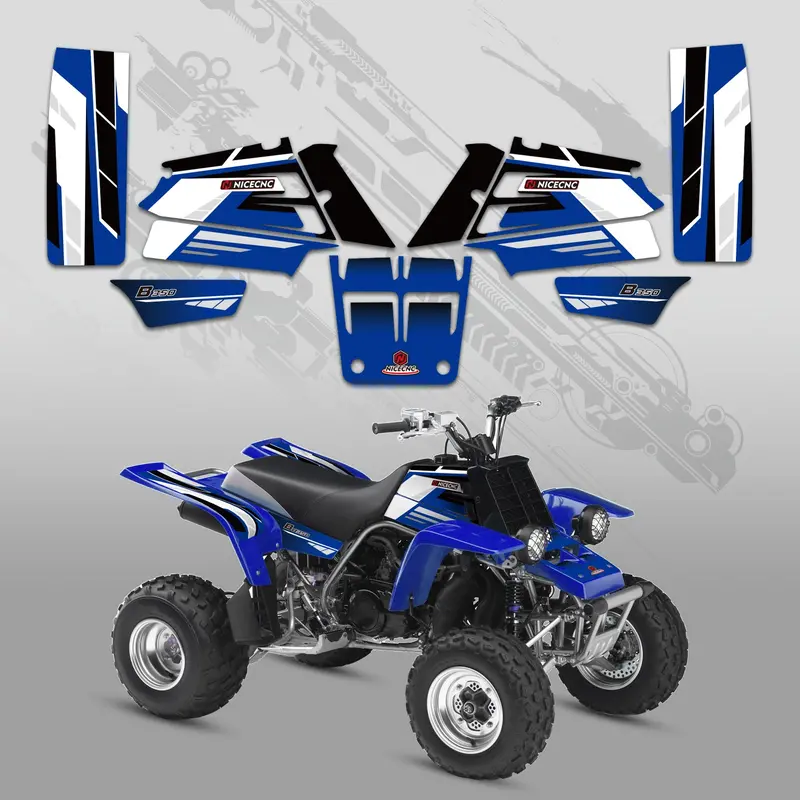 Atv Full Graphics Decals Stickers Kit For Yamaha Banshee 350 1987-2006 1