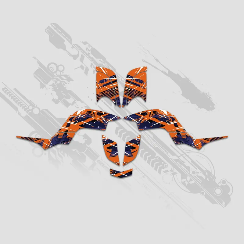 Atv Full Graphics Decals Stickers Kit For Yamaha Raptor 660 2001-2005 1