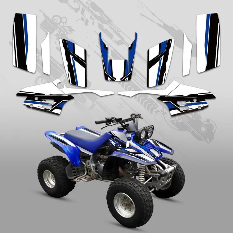 Atv Full Graphics Decals Stickers Kit For Yamaha Warrior 350 1987-2004 1