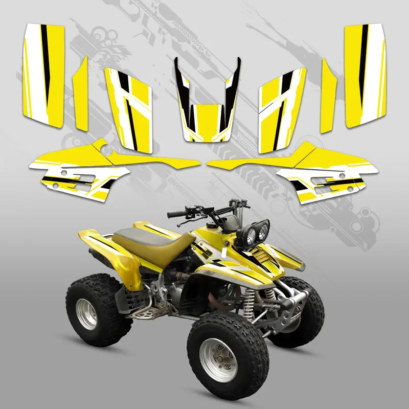 Atv Full Graphics Decals Stickers Kit For Yamaha Warrior 350 1987-2004 1