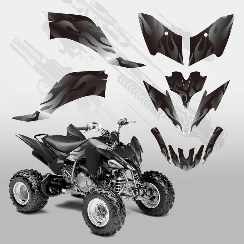Atv Full Graphics Decals Stickers Set For Yamaha Raptor 250 2008-Present 1