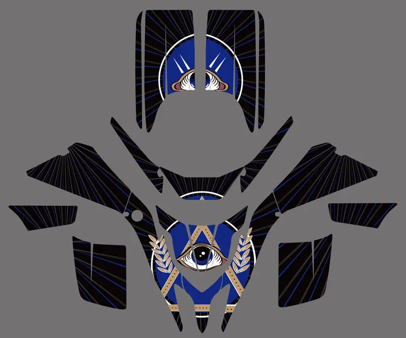Atv Graphics Decals Stickers For Yamaha Blaster 200 Yfs200 1988-2006 All Years 1