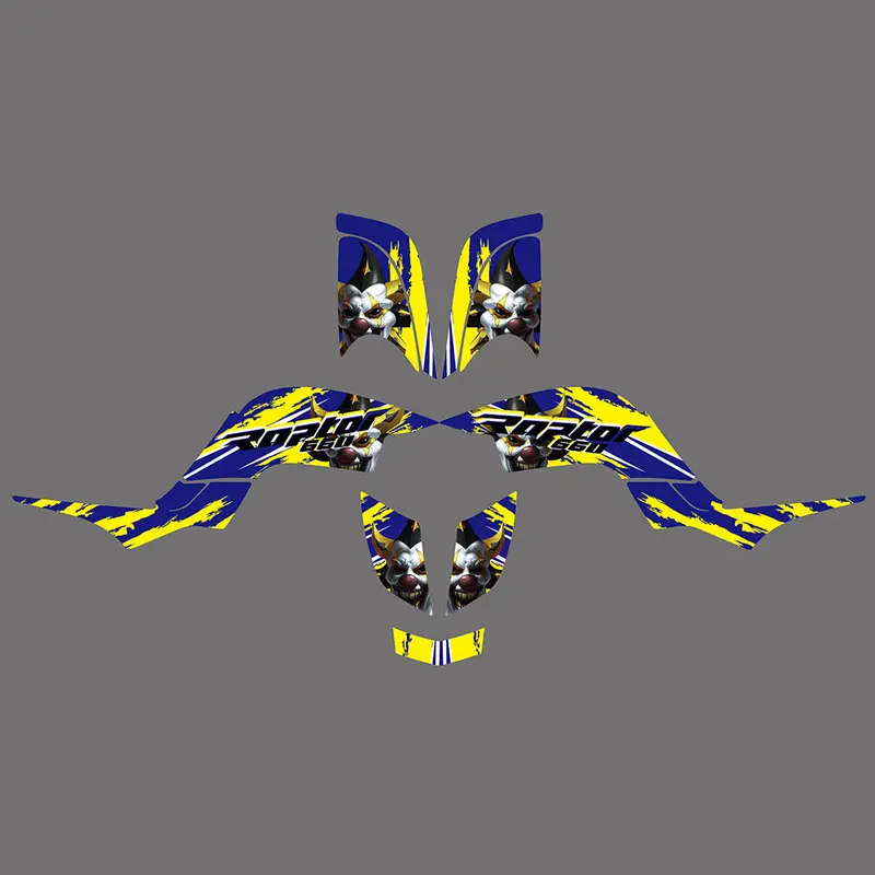 Atv Graphics Decals Stickers Kit For Yamaha Raptor 660R Yfm660r 2001-2005 1