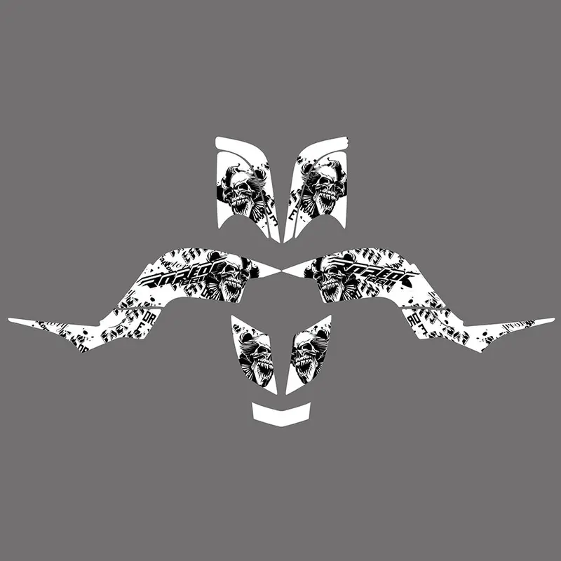 Atv Graphics Decals Stickers Kit For Yamaha Raptor 660R Yfm660r 2001-2005 2