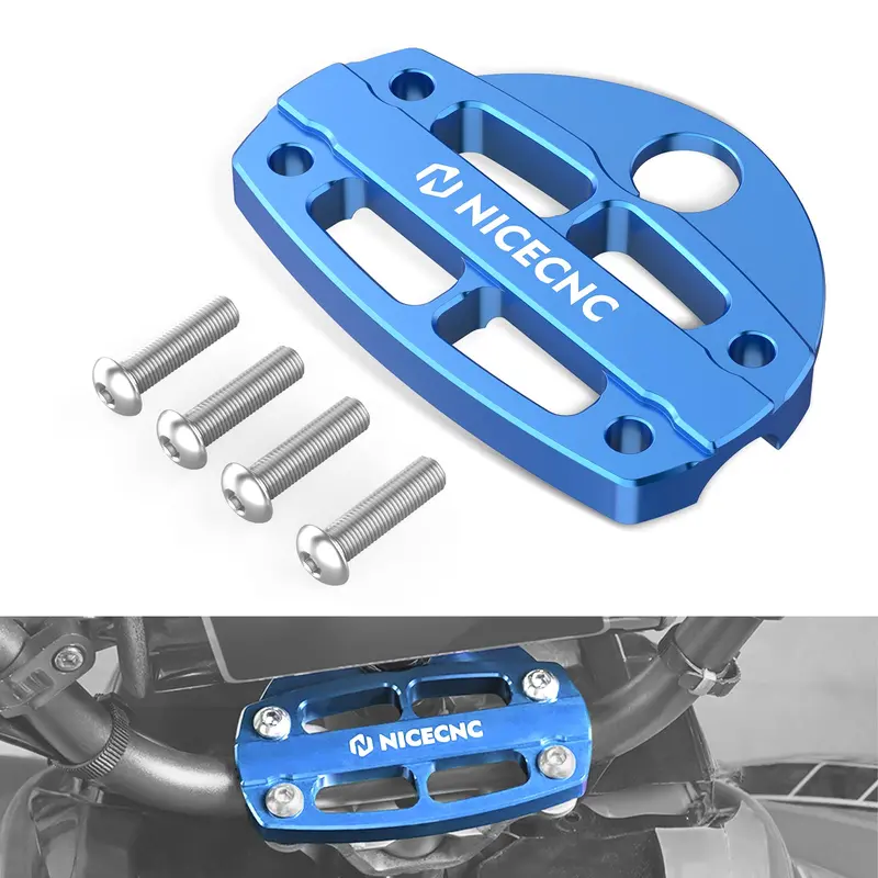 Atv Handlebar Mounting Clamp W/Key Guard For Yamaha Raptor 700 700R 2006-2026 1