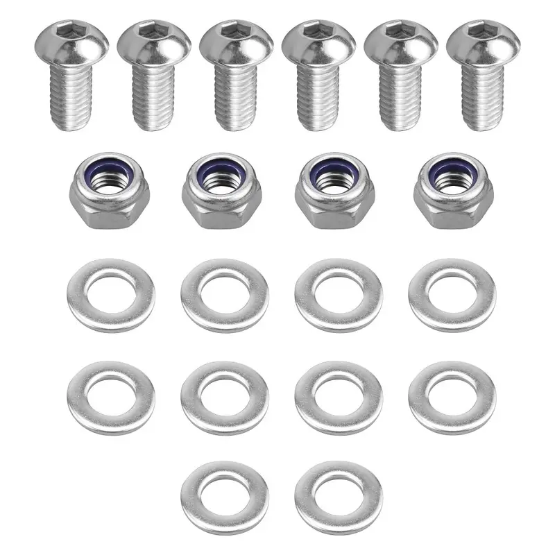 Atv Heel Foot Guard Footpeg Bolts Nuts Washers Kit For Yamaha Banshee 350 1