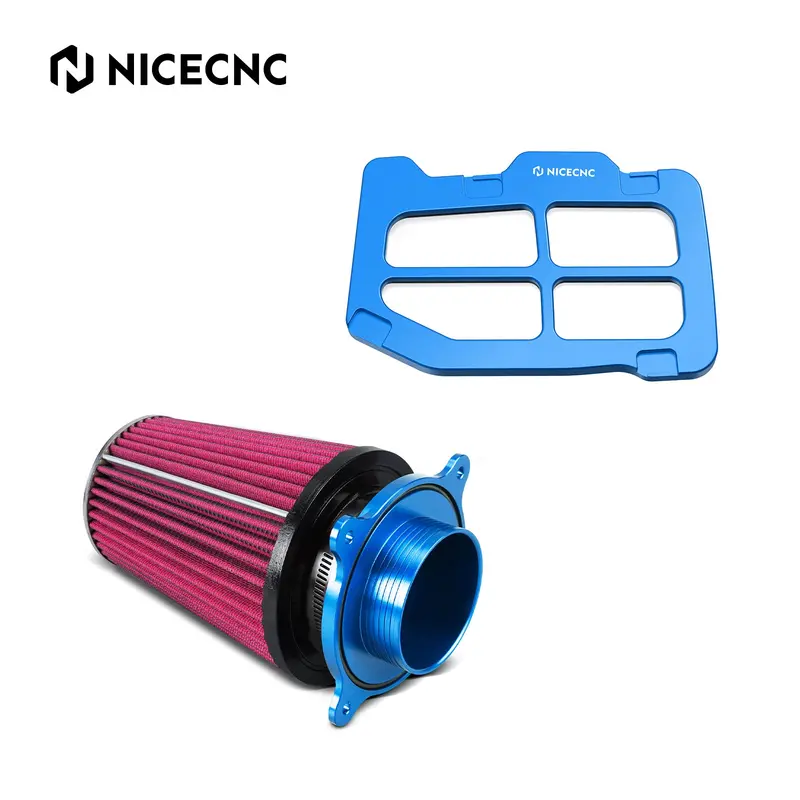 Atv High-Flow Air Filter Intake Cleaner Airbox Lid Cover Kit For Yamaha Raptor 700 R 1