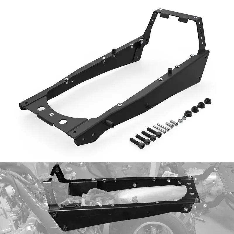 Atv Rear Sub Frame Subframe Carbon Steel For Yamaha Raptor 700 700R 2006-2026 1