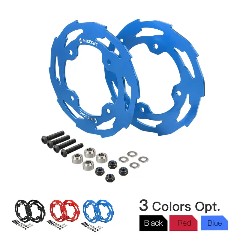 Atv Rear Wheel Dual Sprocket Covers Chain Guards For Yamaha Yfz450r 1