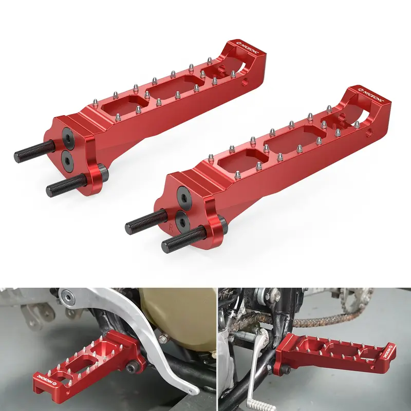 Atv Rider Foot Pegs Rest Pedals Kit For Honda Trx 450 R / Er 2006-2014 1