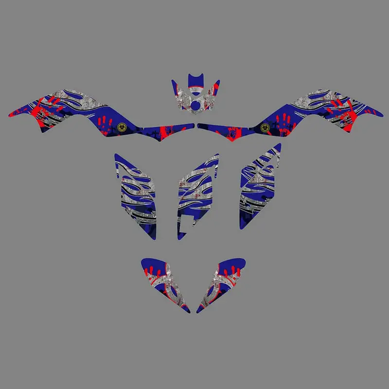 Atv Style Team Decals Stickers Graphics Kits For Yamaha Raptor700 2006-2012 1