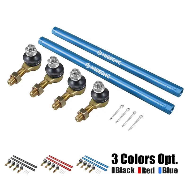 Atv Tierods W/Tie Rod Ball Joints Ends Kit For Yamaha Raptor 700 700R 2006-2026 1
