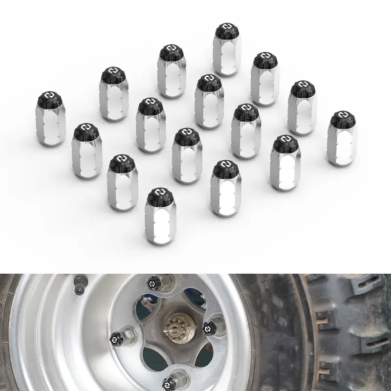 Atv Wheel Hub Lug Nuts Kit For Honda Trx450 R / Er 250X 400X Atc250r 1