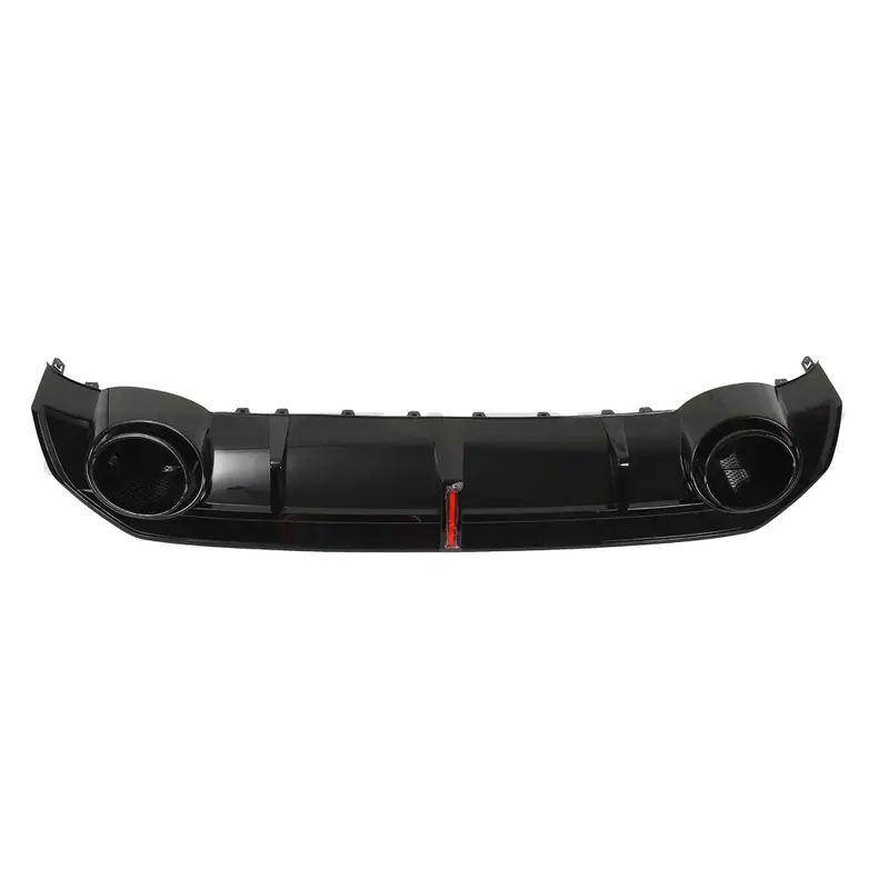 Audi S3/A3 8Y S-Line Gloss Black Diffuser With Tips & Led Light 1