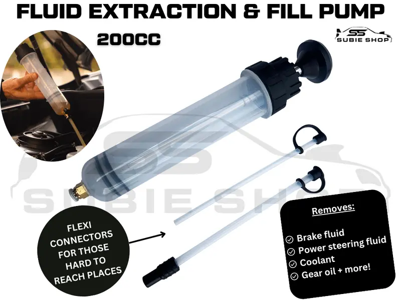 Auto Fluid Extraction Filler Pump Syringe Brake Coolant Power Steering Gear Oil 1