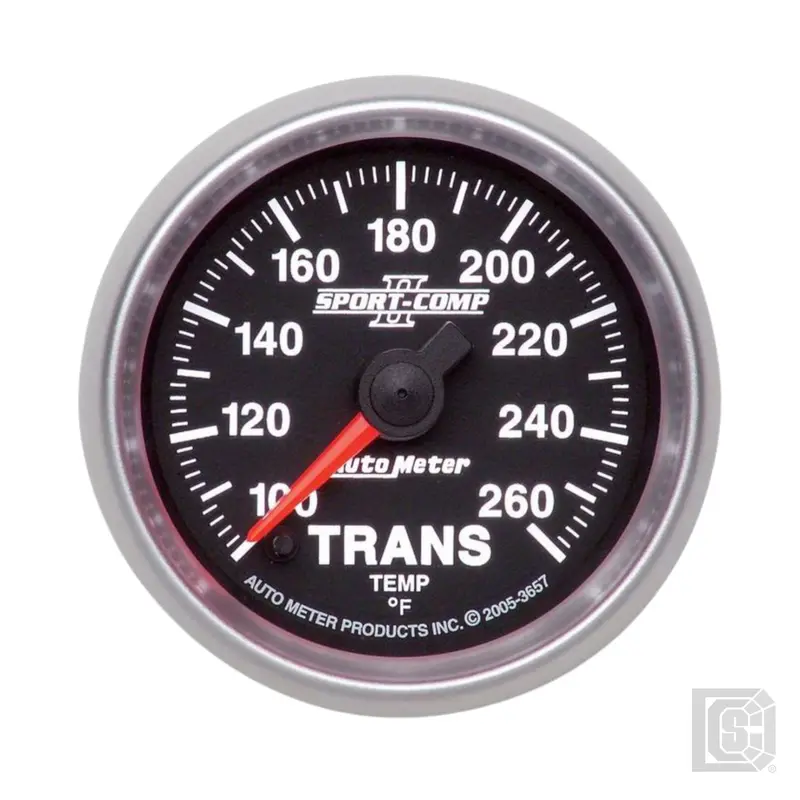 Autometer - 2-1/16" Transmission Temp Gauge (100-260F) Digital Stepper Motor Version - 3657 1