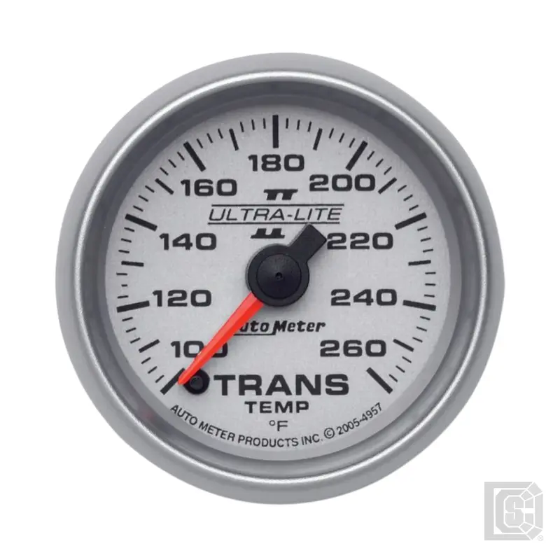 Autometer - 2-1/16" Transmission Temperature Gauge 100-260F - 4957 1