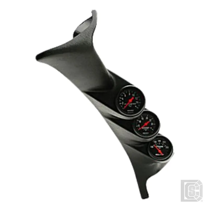 Autometer - 2-1/16" Triple Gauge Pod Full Pillar Replacement (No Speaker) - 17116 1