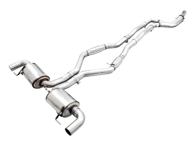 Awe Resonated Touring Edition Exhaust For G2x M340i - Oe Tips 1