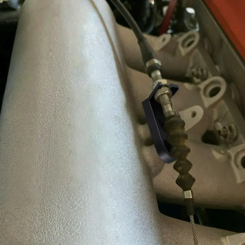 B20 B18 Throttle Cable Bracket For Honda B Series Edelbrock Victor X Manifold 2