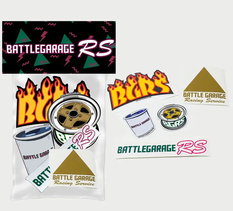 Battle Garage Racing Service Sticker Pack 1