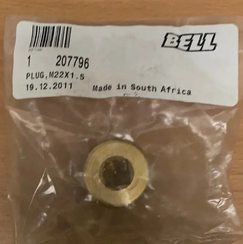 Bell Brass Plug 1