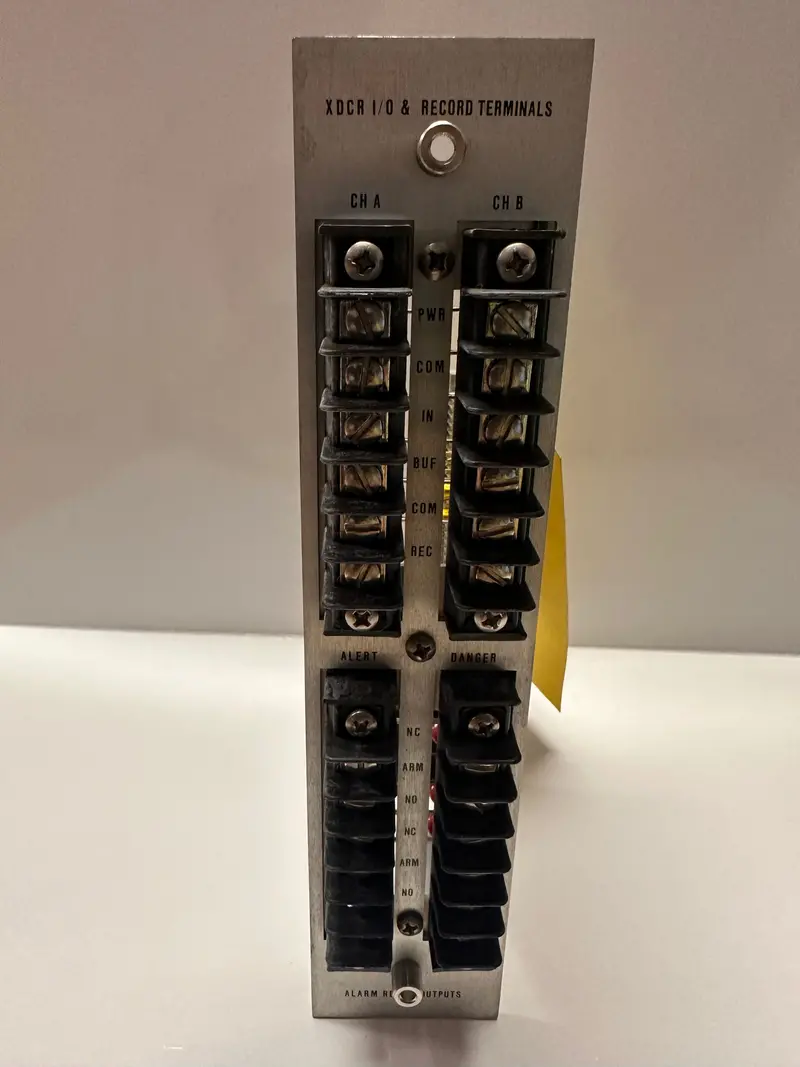 Bently Nevada 81545-01 I/O And Record Terminals / Dual Epoxy Relays Module 1