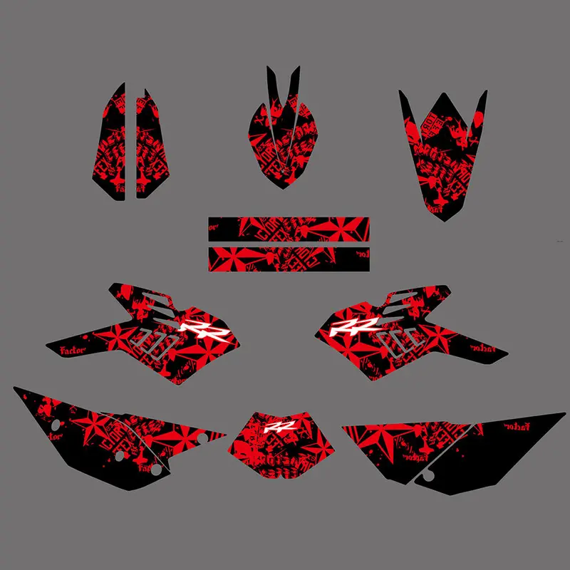 Beta Rr 4T Graphics Kit Decals Stickers Rr 350 400 450 498 520 2010-2012 1