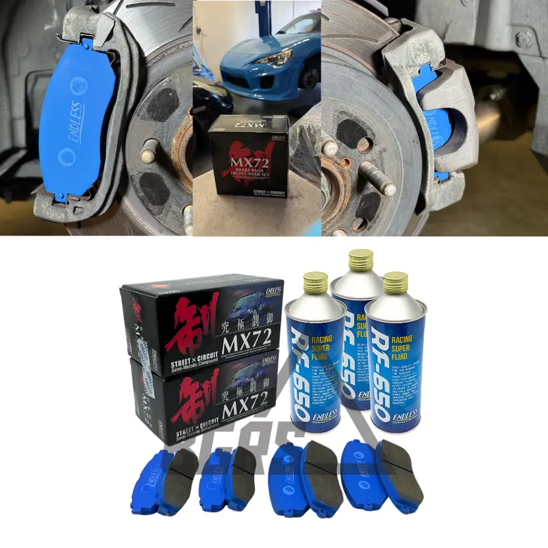 Bgrs Canyon Brake Package - Endless: Performance Street Brake Upgrade For 2013+ Frs/Brz/86 2022+ Brz/Gr86 2