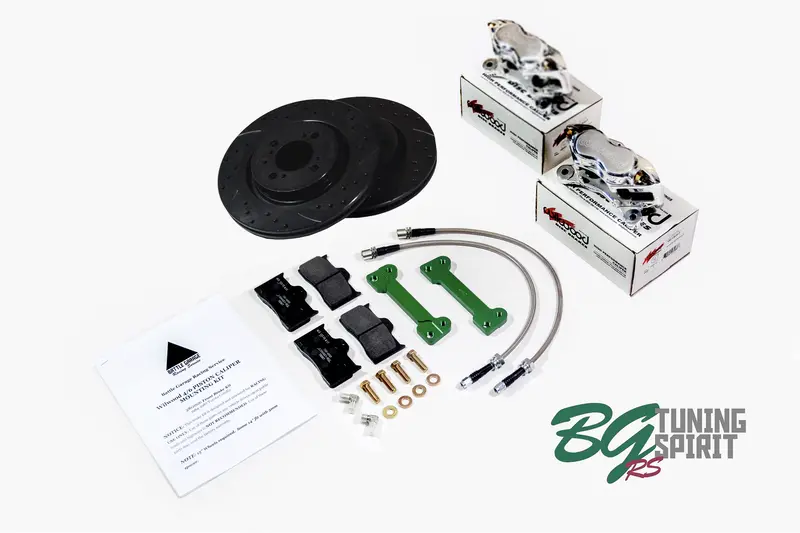 Bgrs X Wilwood 4 Piston Caliper Front Brake Kit For Ae86 1