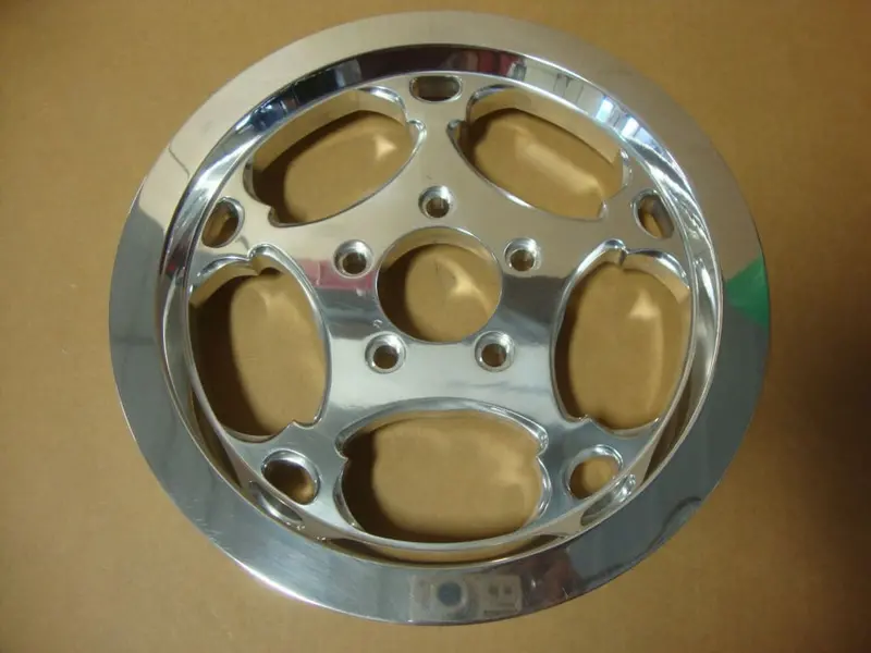 Big Dog 2004 Pitbull Spike Rear Drive Pulley 65 Tooth Polished 1 1/2" Belt 1