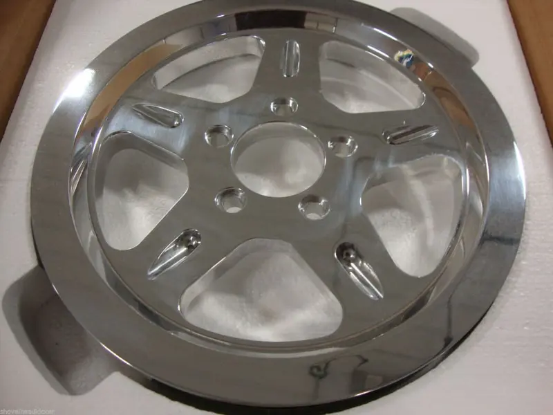 Big Dog Motorcycles 2003 Mastiff Rear Drive Pulley Polished 1 1/2" Belt Teflon Lined 1