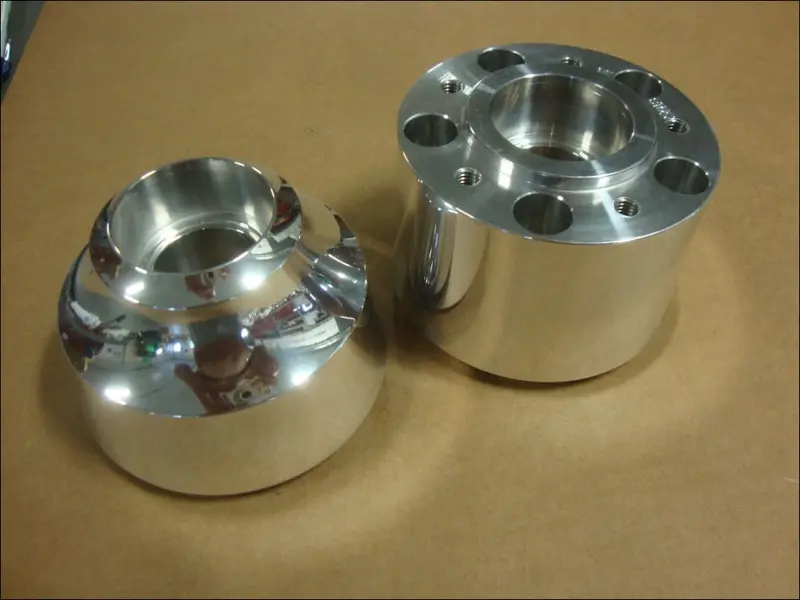 Big Dog Motorcycles 2005-Present Polished  Front Wheel Hub Set 5018 1B & 1C 1