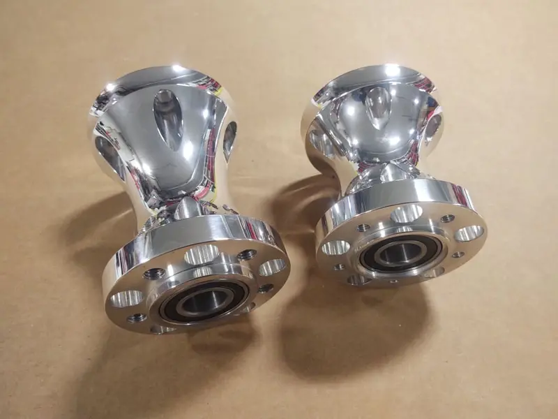 Big Dog Motorcycles 2007-2010 Mastiff Polished 300 Rear Wheel Hub Set 13 & 16 1