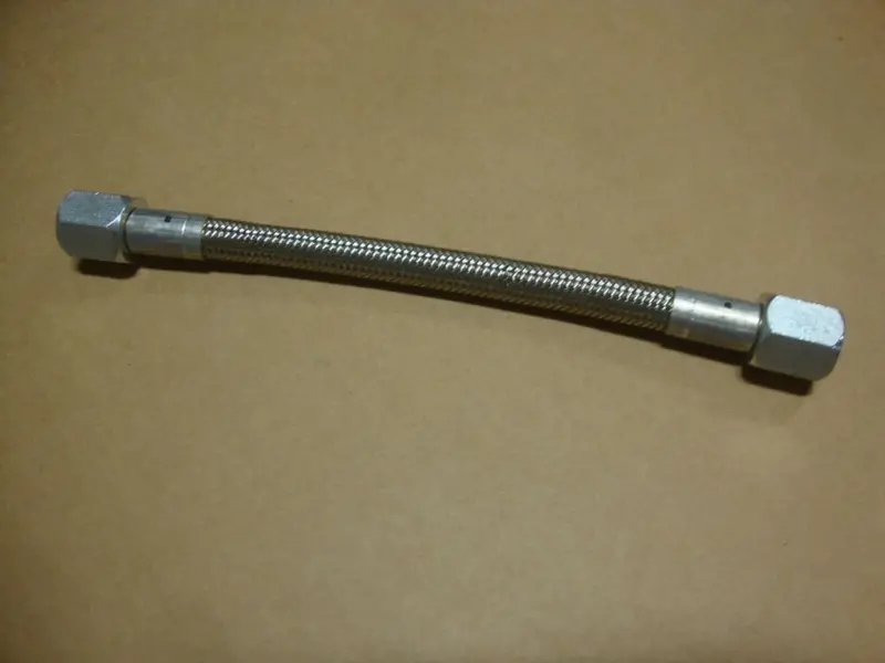 Big Dog Motorcycles 7 1/2" Goodridge Oil Line Steel Braided W/ Fitting V-Twin 1