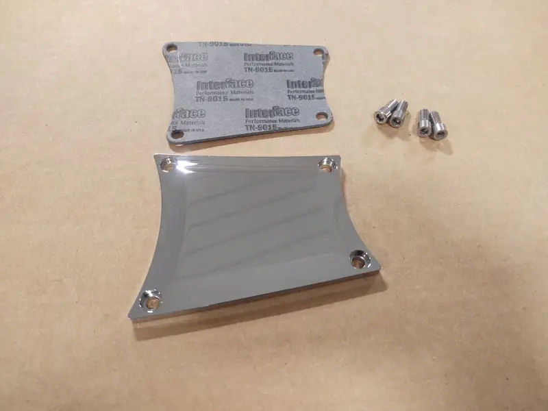 Big Dog Motorcycles Chrome Billet Primary Inspection Cover W/ Hdw 2005-2011 New Design 1