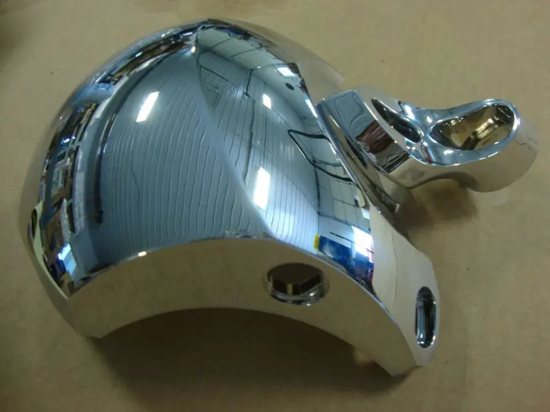 Big Dog Motorcycles Chrome Coil Cover W/ 117" Mount 2005-2011 Models - No Logo 1