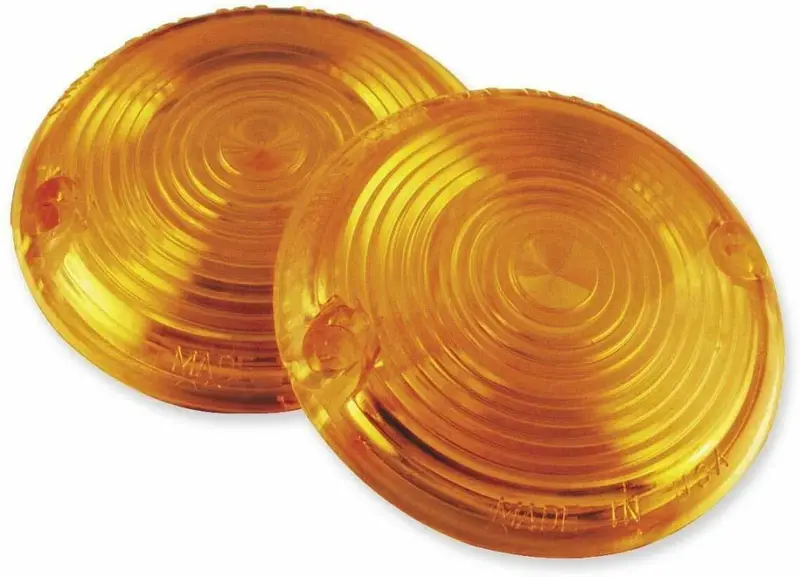 Big Dog Motorcycles Early Turn Signal Amber Lens Set 2002 & Older Models Harley 1