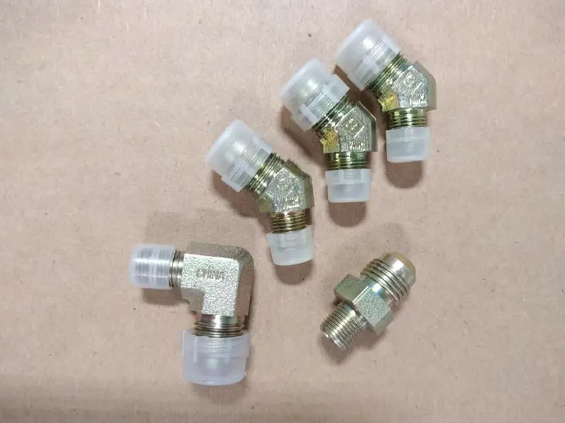 Big Dog Motorcycles Flare Oil Line Fittings 90* & 45* 1/8 Npt Big Dog Harley Ironhorse Big Dog Set Of 5 1