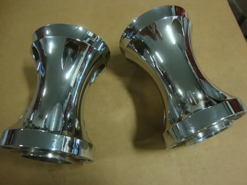 Big Dog Motorcycles Oem 2008-2010 Ridgeback Chrome 330 Rear Wheel Hub Set 1
