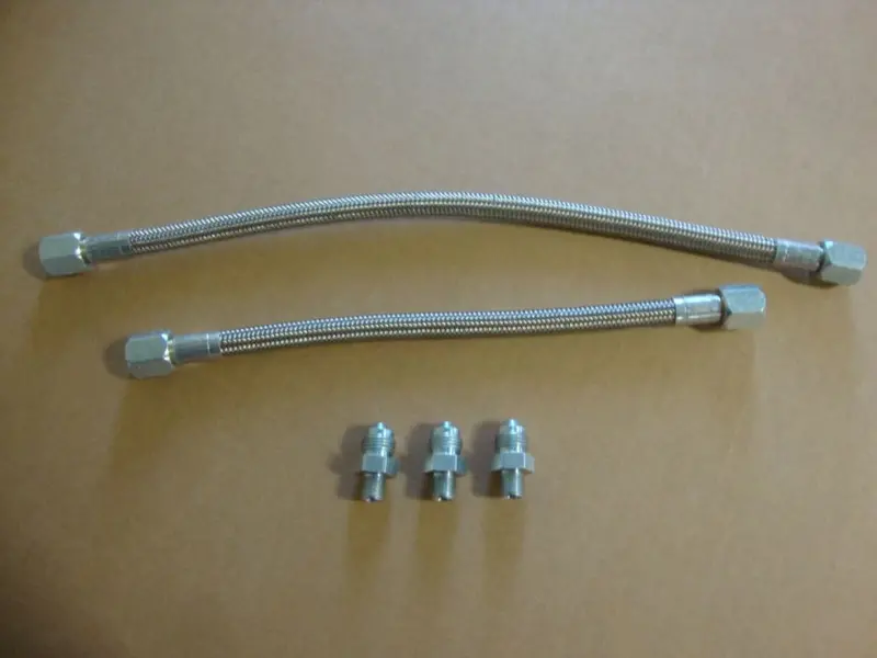 Big Dog Motorcycles Oil Line Kit 2 Lines W/ Hdw 10.5" & 14.25" 2003 Models 1