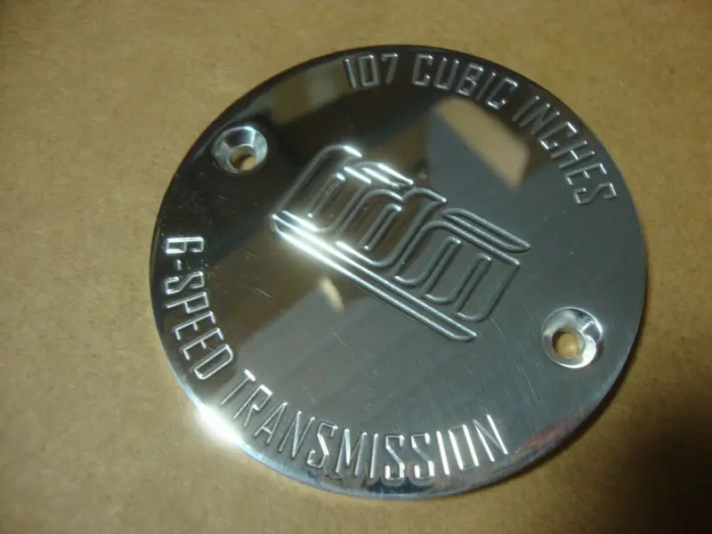 Big Dog Motorcycles Polished 107 Primary Points Cover W/ Bdm 6 Speed Logo 1