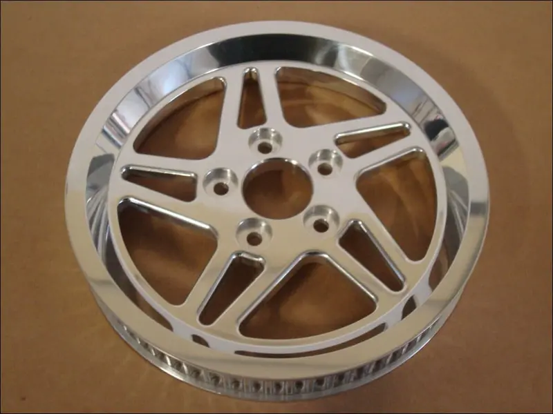 Big Dog Motorcycles Rear Drive Pulley 65Th Polished 2001 Vintage Sport 1 1/2" 1