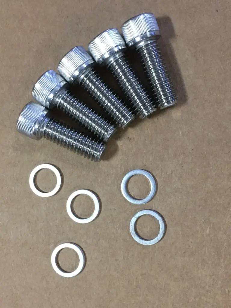 Big Dog Motorcycles Rear Drive Pulley Bolt Set Of 5 W/ Washers 2005-2011 Models 1