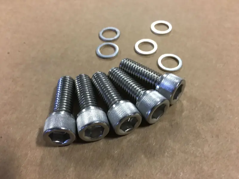 Big Dog Motorcycles Rear Drive Pulley Bolt Set Of 5 W/ Washers 2005-2011 Models 2