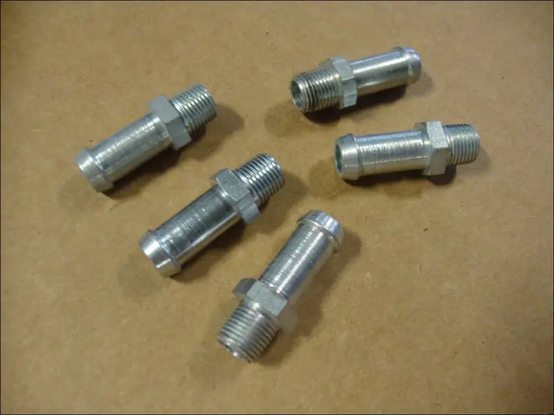 Big Dog Motorcycles Zinc Hose Fitting 1/8-27 Pipe Fitting Set 5 Hd# 63533-41 2